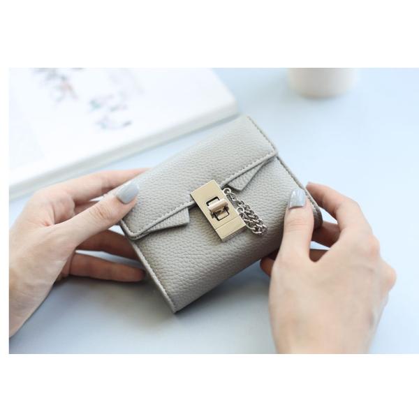 The new wallet female short paragraph Korean fashion simple lock women's purse