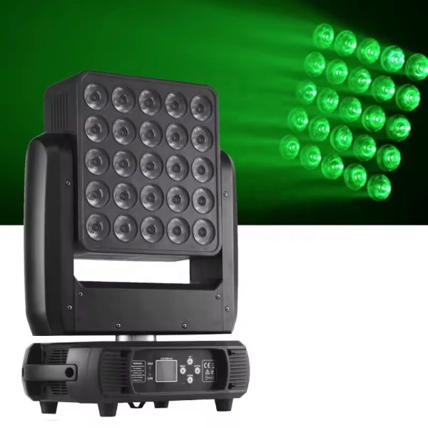 Nebula Matrix Light 25x12w RGBW 4in1 LED Wall Wash Stage Light Moving Head