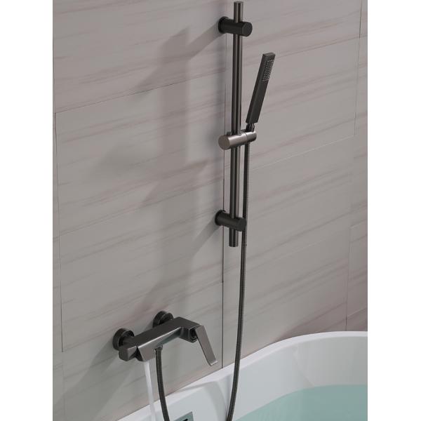 Leakproof OEM Gray Hot Cold Copper Bathtub Faucet