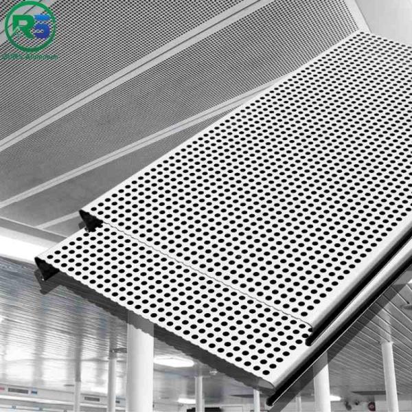 S-образные закрытые алюминиевые плитки приостанавливанного потолка прокладок потолка акустические