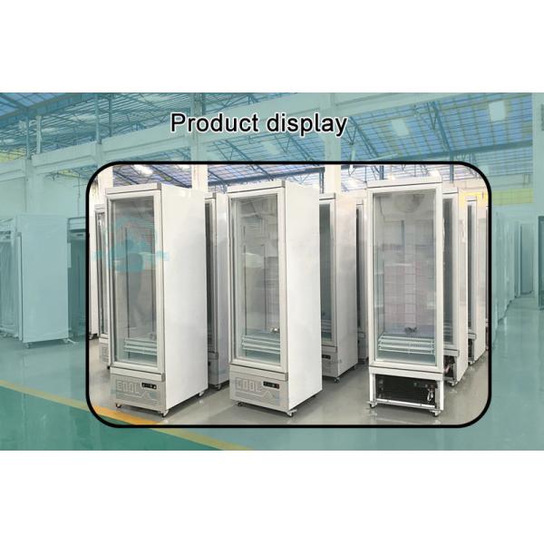 450L Supermarket Glass Door Freezer Upright Bottle Cooler