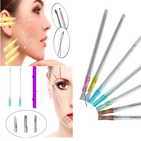 Face Lifting Sharp Blunt Needle Mono Cog Double Needle Fishbone Pdo Thread