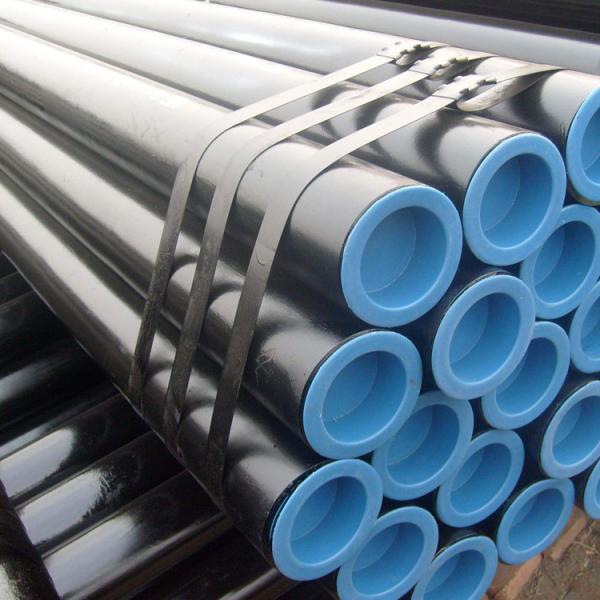 A36 Q235 Ss400 Pipe en acier au carbone doux laminée à chaud avec protecteur de bout de capuchon en plastique