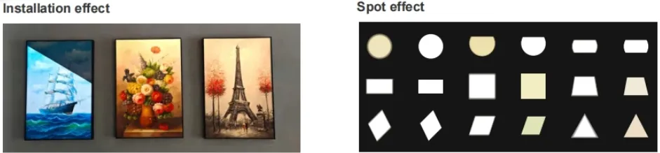 LED Logotipo Gobo Proyector Luz UV ND Zoomable Extensión IP65 Ra97+ Centro de Exposiciones de contorno