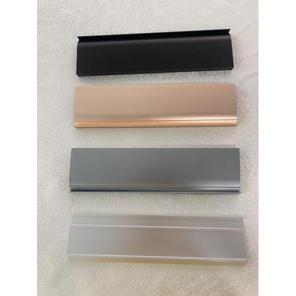 80mm Brushed Gold LED Aluminum Profile Skirting Baseboard for Wall and Floor Trim