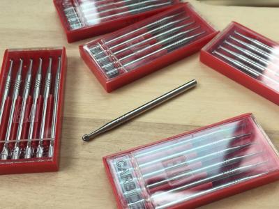 ELA Tungsten HP Carbide Burr Tool 44mm Length Ball Shape Vibration Free