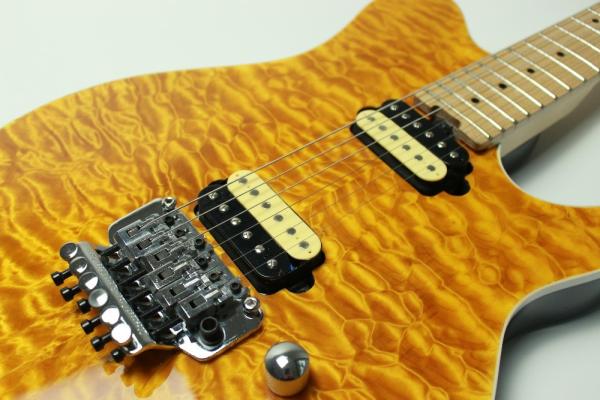 Ernie Ball Music man AXis eletric guitar AAAAA grade quilted maple top floyd rose bridge