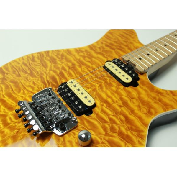 Ernie Ball Music man AXis eletric guitar AAAAA grade quilted maple top floyd rose bridge