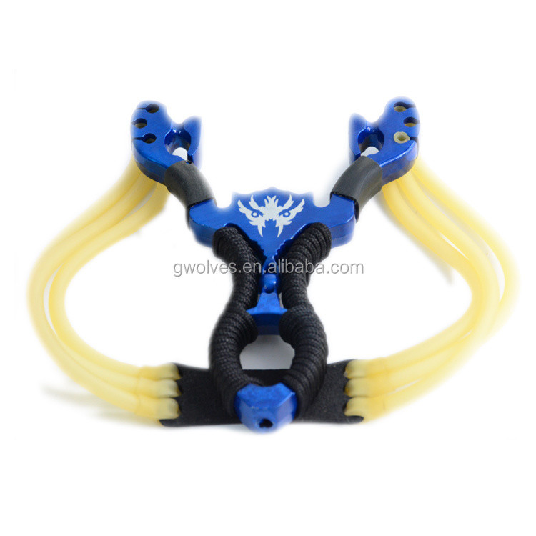 Outdoor Hunting Metal Slingshot with Powerful Shooting Ability and Metal Material