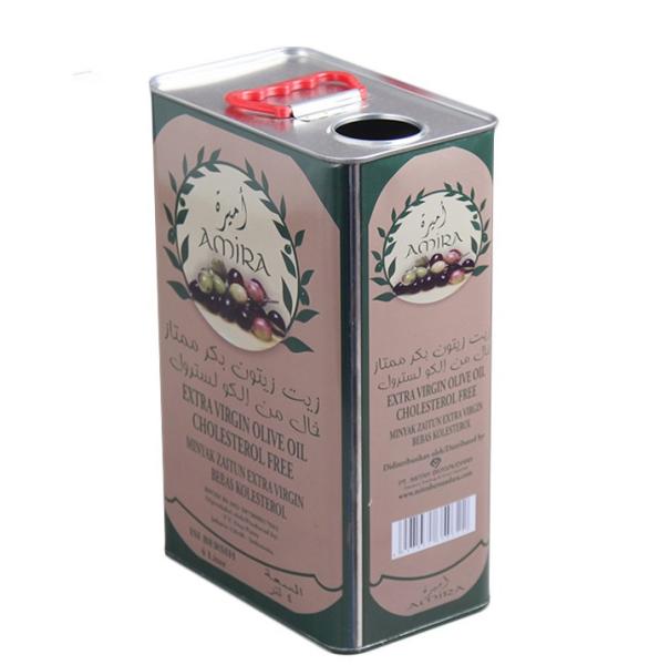 500mL-5L Rectangular Tin Cans With Factory Price For Chemical Paint Metal Cans With Lids Aluminum Tin Cans Olive Oil Metal Jar