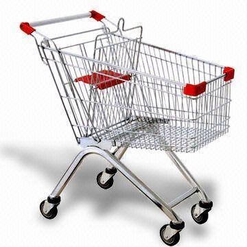 180 do volume do supermercado da compra litros de carro do trole com plano/rodízio de Travelator