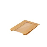 Flexo que imprime sacos de papel do empacotamento de alimento de Brown Kraft com a janela para a padaria afastada