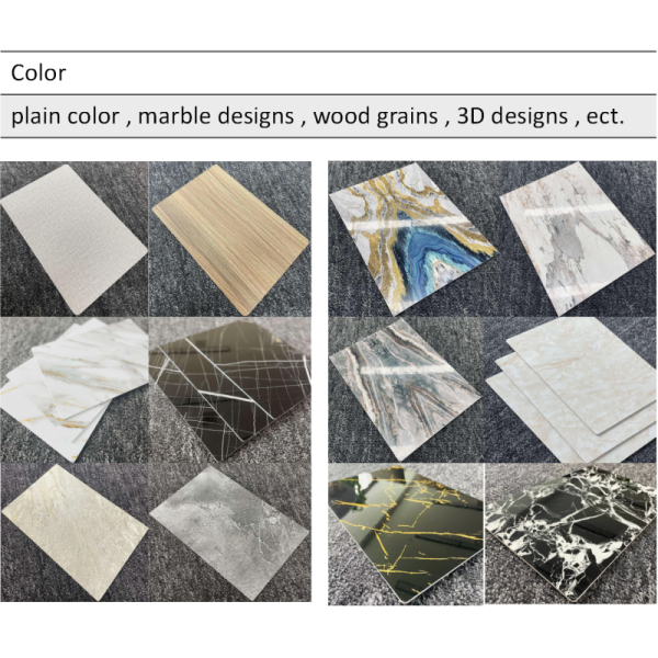 UV Marble Sheet Modern PVC Wall Panel High Glossy Decorative Board Plastic for TV Background Interior Home 1220x2440mm*3mm
