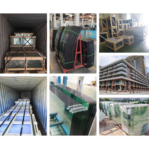 Vidrio coloreado decorativo para interiores Forma de vidrio coloreado decorativo personalizado 8mm 10mm vidrio laminado de colores / vidrio de tela laminada