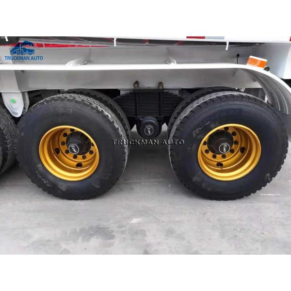 Single Point Suspension Axle 70 Tons Dump Semi Trailer