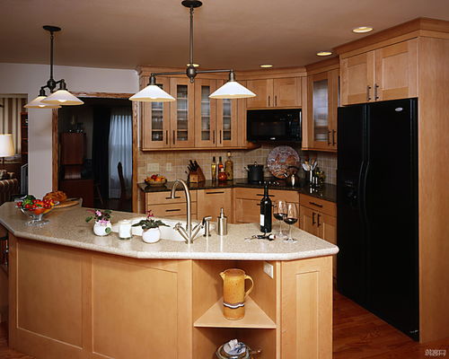 Modern Solid Wood Kitchen Cabinet with PVC Membrane Door Panel and Distinctive Designs