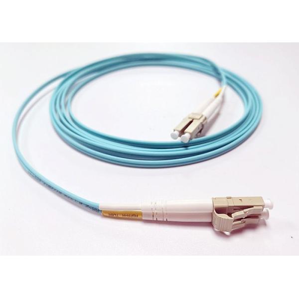 Canal de alta velocidade durável da fibra do cabo de remendo da fibra ótica OM4 para o comprimento de Ftth 2m