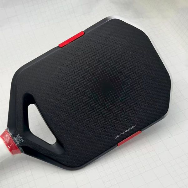 Aerodynamic Edgeless Elongated 3K Carbon Fiber Grid Pattern Pickleball Paddle 16mm EPP Full Foam Core MOI Weight Tesla