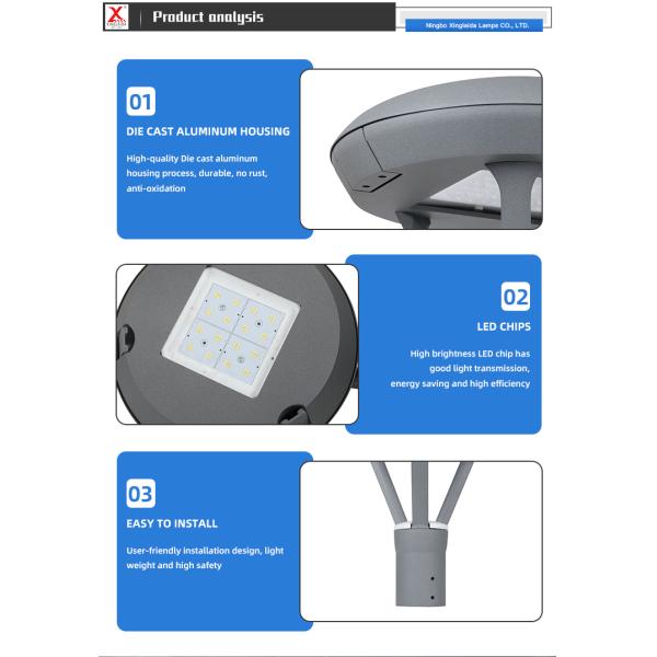 3900-19500мм светодиодный баллон газона проекции наводнительный свет для высокой яркости уличного светильника