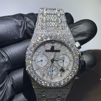Bocarman Man Moissanite Mechanical Watch For Men 100% Pass The Test Diamond Pen