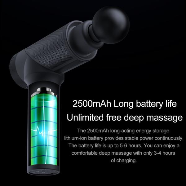 Hand held portable wireless sports fascia muscle mini electric percussion massagers gun