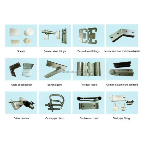 Клип для пластиковых труб для теплиц с пленкой PE с пластиковым покрытием 20 мм