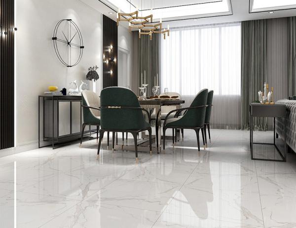 600x600mm Gold Glazed Porcelain Floor Tiles AAA Grade