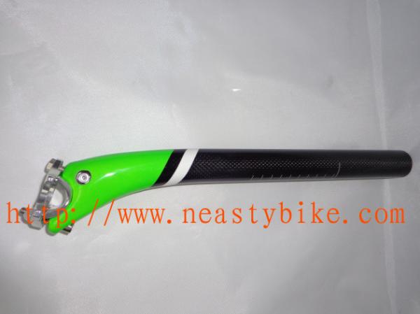 SP-NT16 Carbon fiber seatpost in green  bicycle parts carbon frame parts