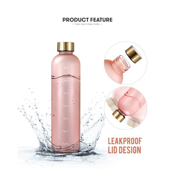 Custom Logo Tritan Water Bottles WITH LID Ideal for Capping and Outdoor Adventures