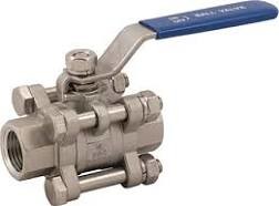 Stainless Steel ASTM A312 TP316L 2 PC Trunnion Ball Valve 16