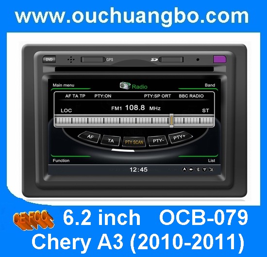 Ouchuangbo Car Navi DVD for Chery A3 2010-2011 GPS Sat Multimedia 3G Wifi S100 Platform OCB-079