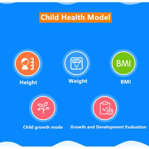 Цифровая шкала высоты и веса из нержавеющей стали для школьников