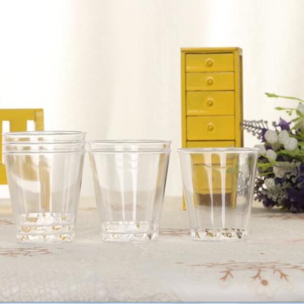 PS copos descartáveis 1,5 oz copos de plástico para bebidas quentes e frias em festa