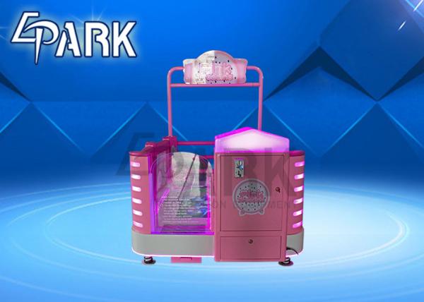 300W Amusement Game Machines  , Coin Pusher Happy Stepping Pink Initial D Arcade Machine