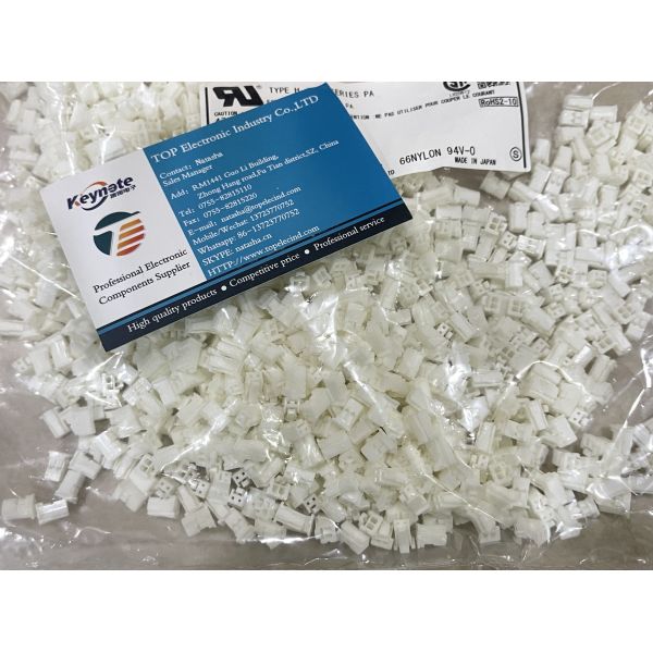 PAP-02V-S 2-pin connector housing secure locking latch compact size 250V rated flame-retardant nylon 66 easy crimp assembly reliable for wire-to-wire