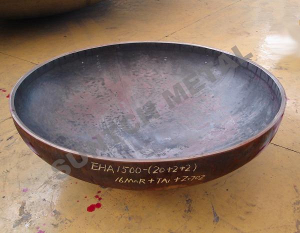 Zirconium and Carbon Steel Pressure Vessel Clad Head