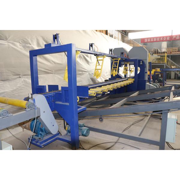 Производственная линия машины лесопилки тимберса, ленточнопильный станок двойных голов вертикальный