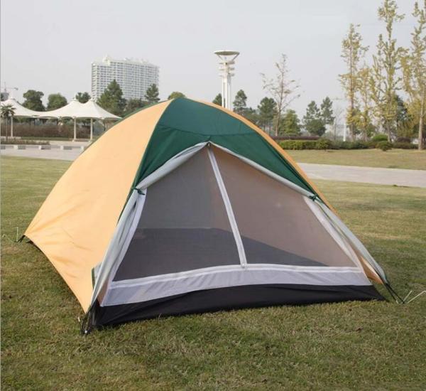 Double Layer Backpacking Tent, Freestanding Waterproof Lightweight Tent for Outdoor Sports Camping Hiking Travel Beach