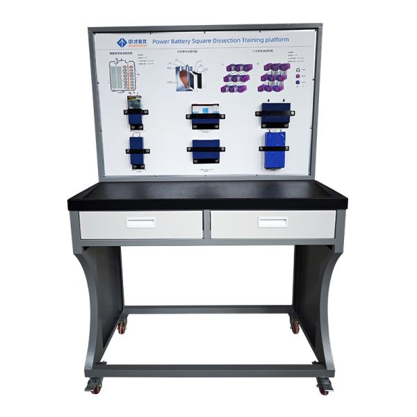 Professional Movable Metal Steel Lithium Battery Structure Training Platform Square Module Dissection Bench for Vocational