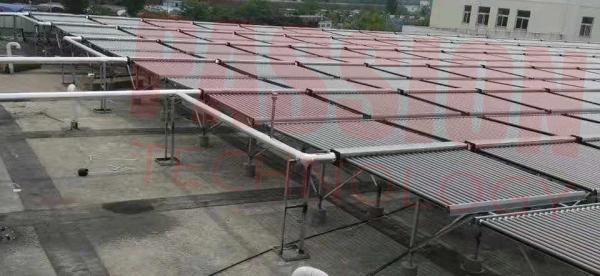 Coletor solar da pressão da água quente de tubo de vácuo não, coletor do aquecimento do banheiro do hotel