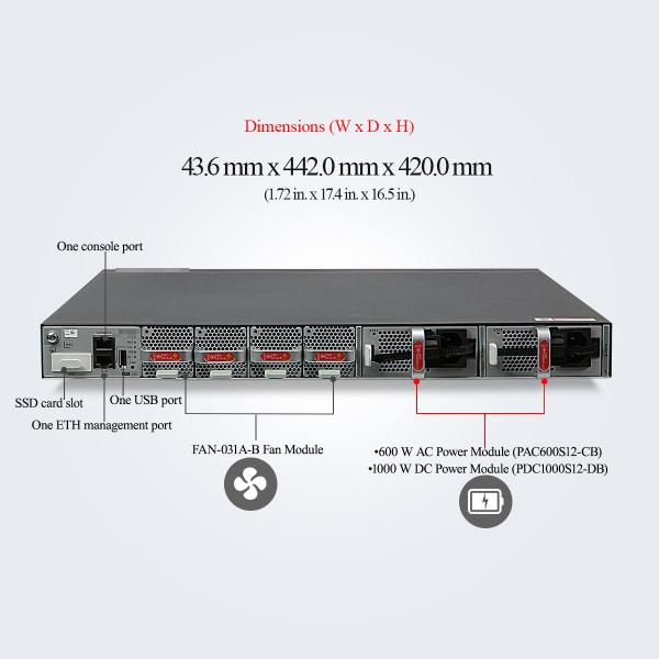 S5732-H48S6Q 48 Port Gigabit Switch