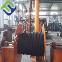 52m m PP trenzaron el filamento de Marine Rope Mooring 8 del polipropileno