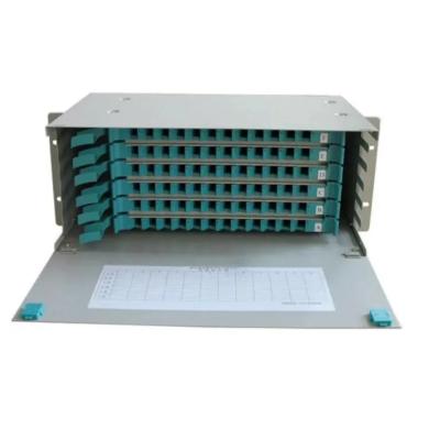 Drawer Type 12 Port 19 inch Idu Idf Rack Mount Sc Fiber Optic Patch Panel ODF for 3G Network