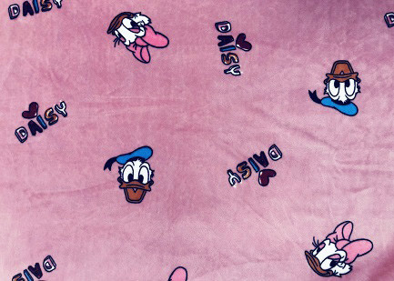 Веарабилиты утки мультфильма ткани бархата двойника 100% полиэстер 310ГСМ хороший