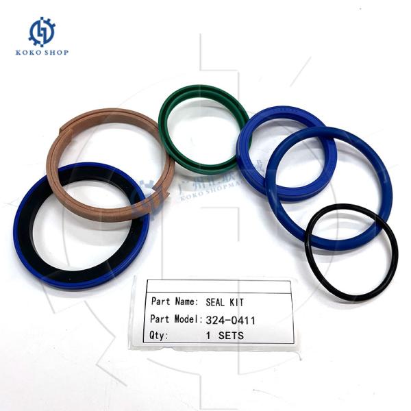 324-0411 Hydraulic Cylinder Boom Slew Seal Kit 319-3556 319-3557 324-0356 Oil Seal For  Bulldozer Parts