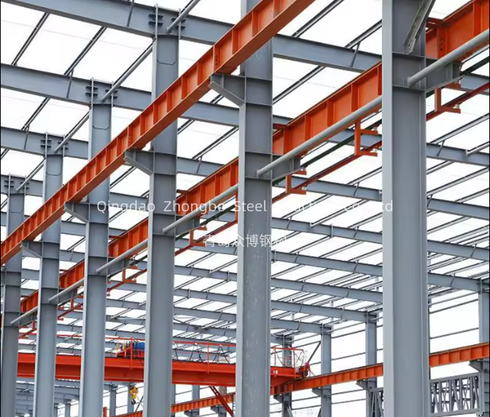 Turnkey Steel Structure Building Construction Hot Rolled Steel Sandwich Panel