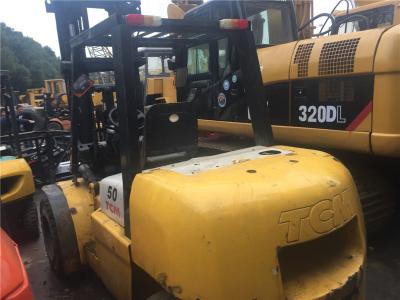 Used TCM 5T Forklift ISUZU engine with Original Paint