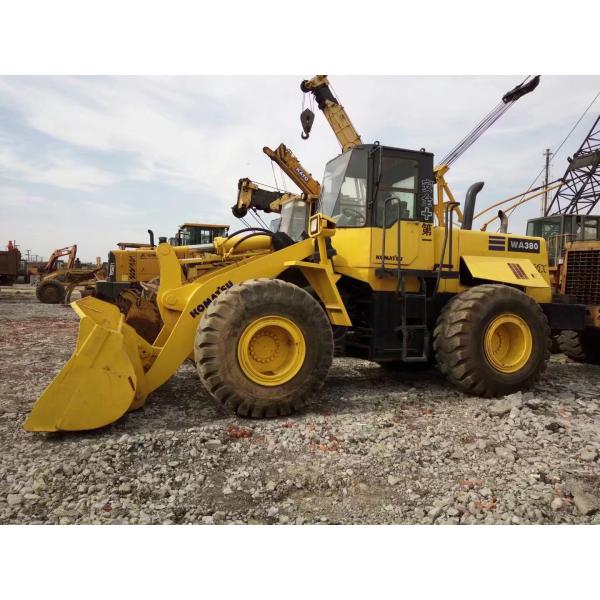 5 pintura usada tonelada del cargador WA380-3 de KOMATSU nueva cilindros de 2010 años 6 ninguna salida del aceite