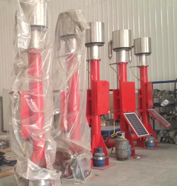 sistema de ignição 590Kg eletrônico DN200mm com a tocha de aço inoxidável do queimador