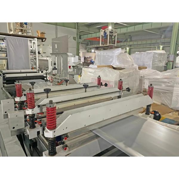 CE Approved Double Unwind Two Layers Rigid Handle Die Cut Bag Making Machine